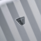 Средний чемодан на застежках из алюминия Roncato UNO AL 418352/25